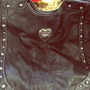 XOXO black studded purse great condition