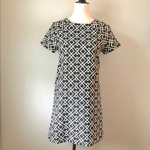 ZARA•Geometric Mod Shift Dress