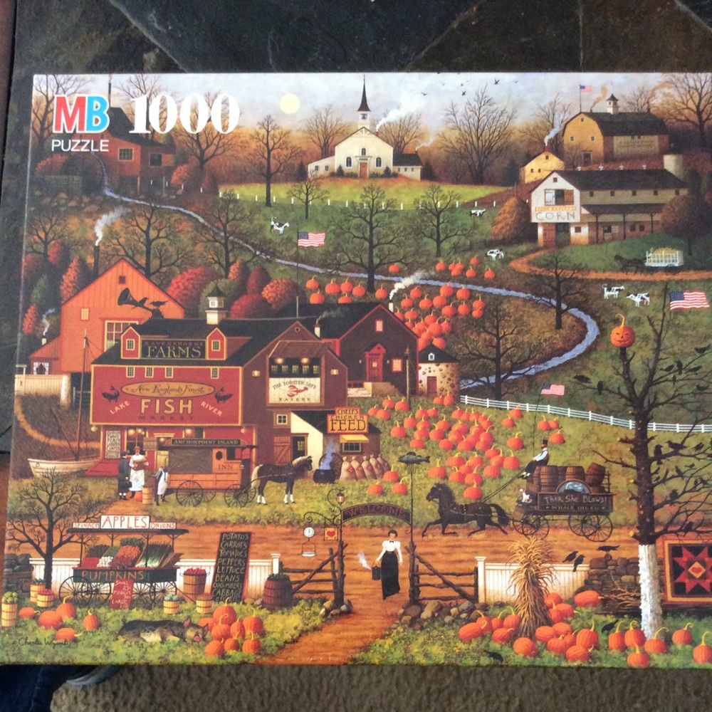 Charles Wysocki Collectible Jigsaw Puzzle
