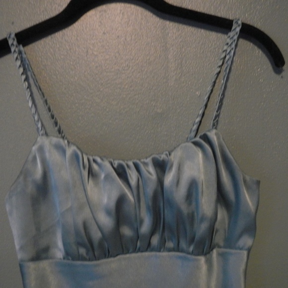 Beautiful Blue Satiny Cami - Picture 3 of 4