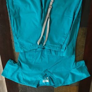 Wonder Wink Teal Scrubs