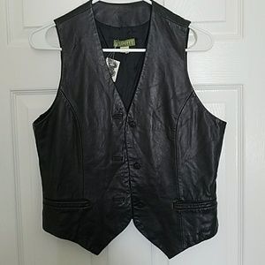 Vintage Esprit real Leather vest