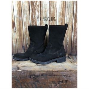 Born Brown Genuine Leather Boots