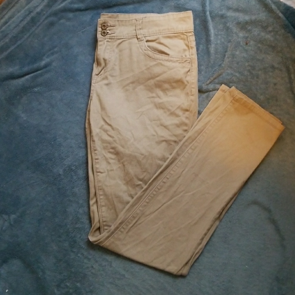 Tan khakis