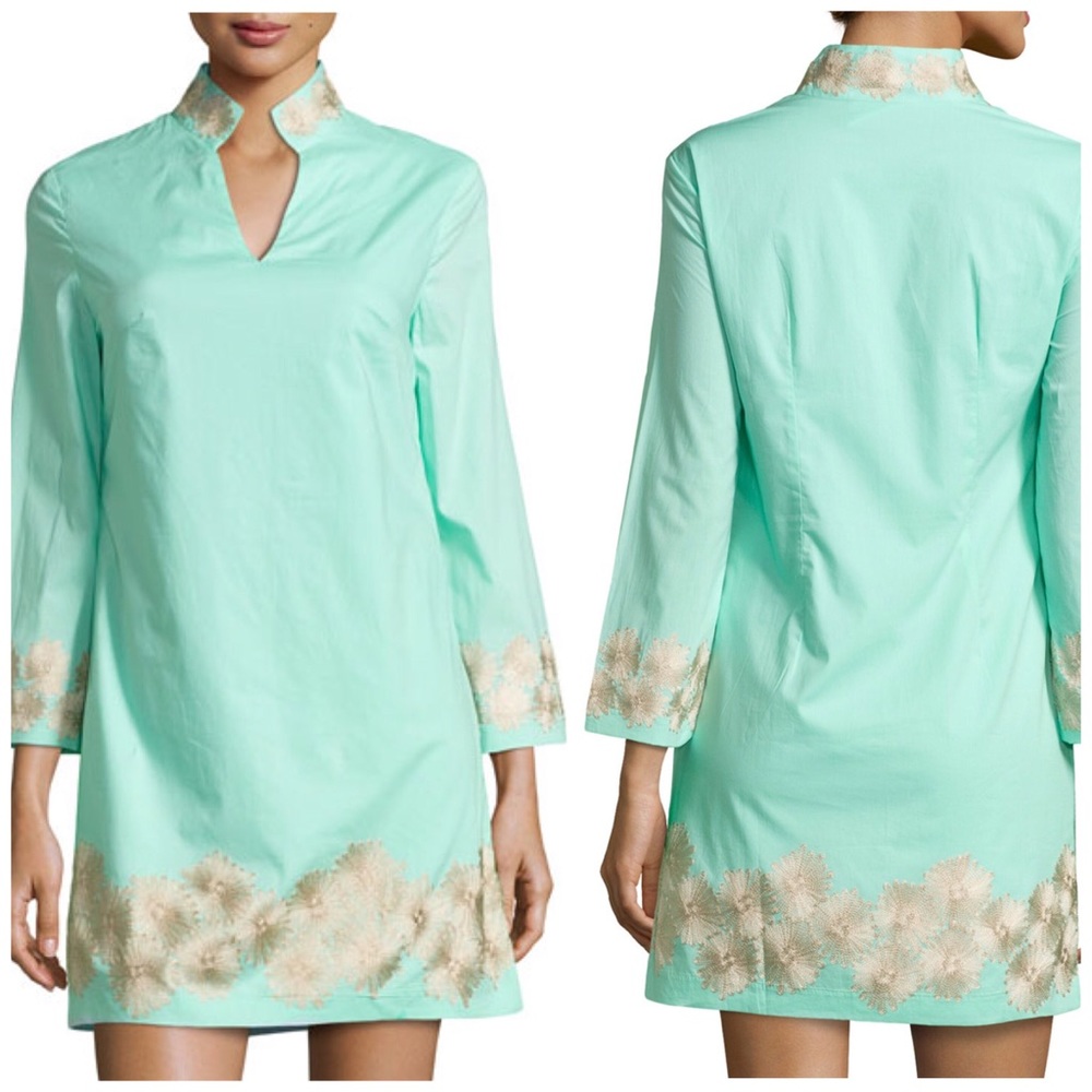 Sail to Sable Embroidered Tunic Dress