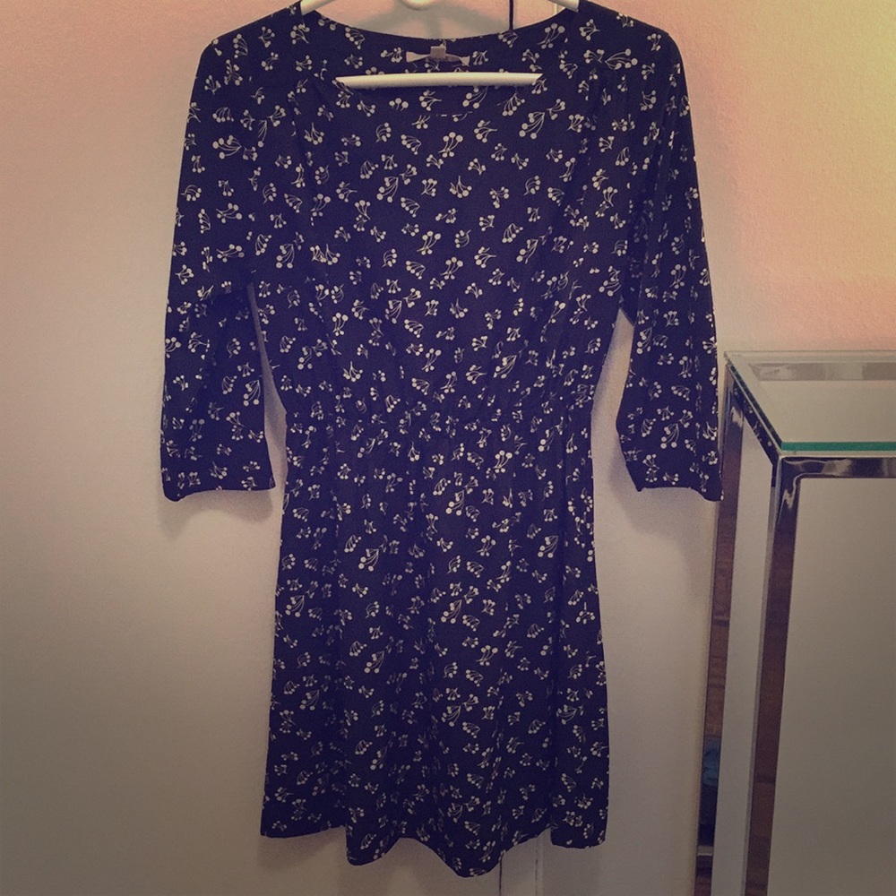 *SOLD* Navy Cherry Print GAP Dress