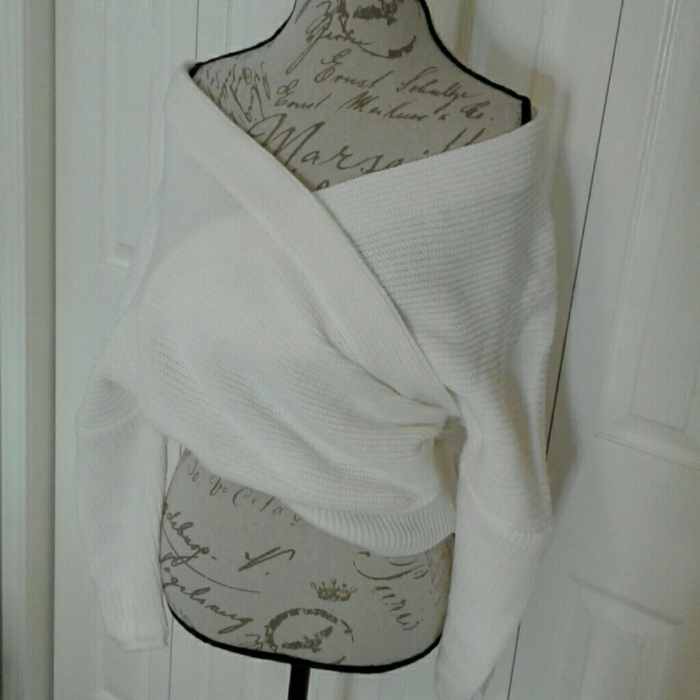 Off shoulder sweater