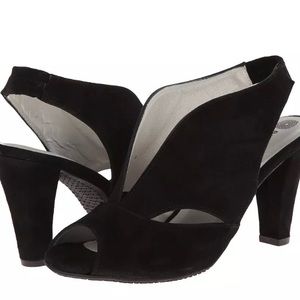 Eric Michael Black Suede Heels - Size 11/12