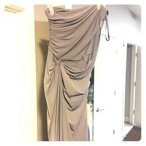 Elegance one shoulder cocktail dress