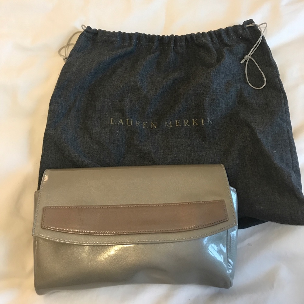 Lauren Merkin Gray Clutch