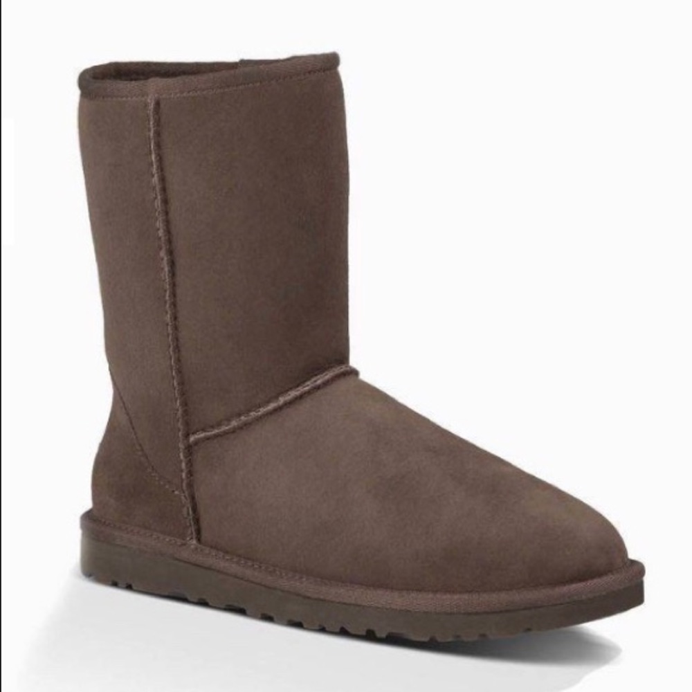 UGG classic short boot in chocolate