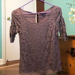 Lavender Lacy Blouse