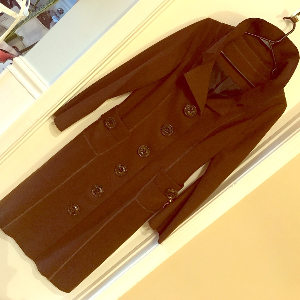 Long brown coat size 6-8