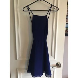Royal Blue Skater Dress