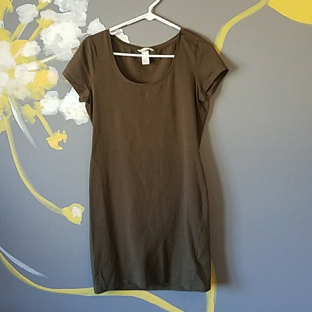 Olive Green/Brown Bodycon