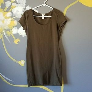 Olive Green/Brown Bodycon