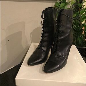 Lace up Manolo Blahnik Booties