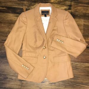 Jcrew wool camel schoolboy blazer
