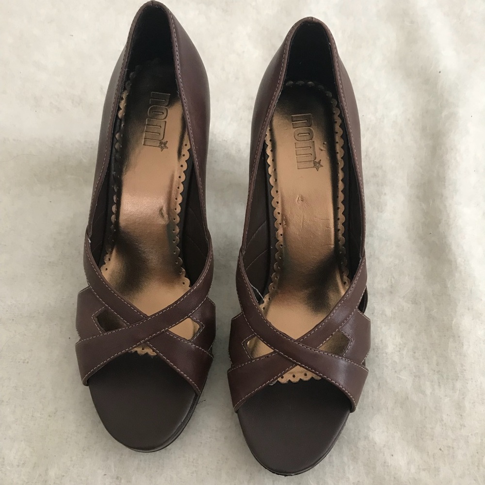NOMI Peep Toe Heels
