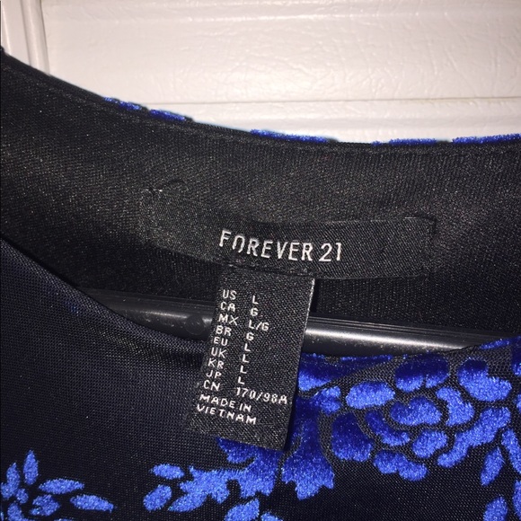 Forever 21 velvet shirt dress - Picture 3 of 5