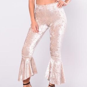 Fashion nova “Flare Bell Bottom Pants.”
