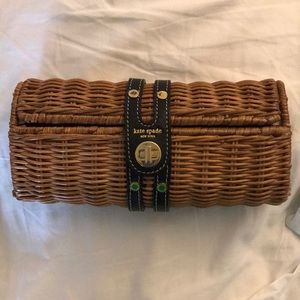 Kate Spade Basket/Wicker Clutch