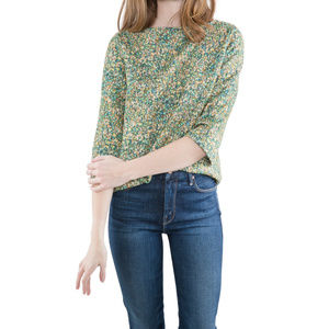 Ann Mashburn Liberty Print Floral Top