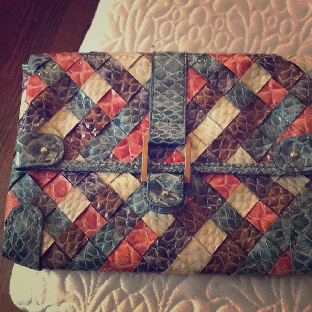 Multicolored Jessica Simpson bag/clutch