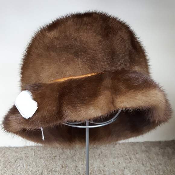 Lunaraine Mink Fur Floppy Hat