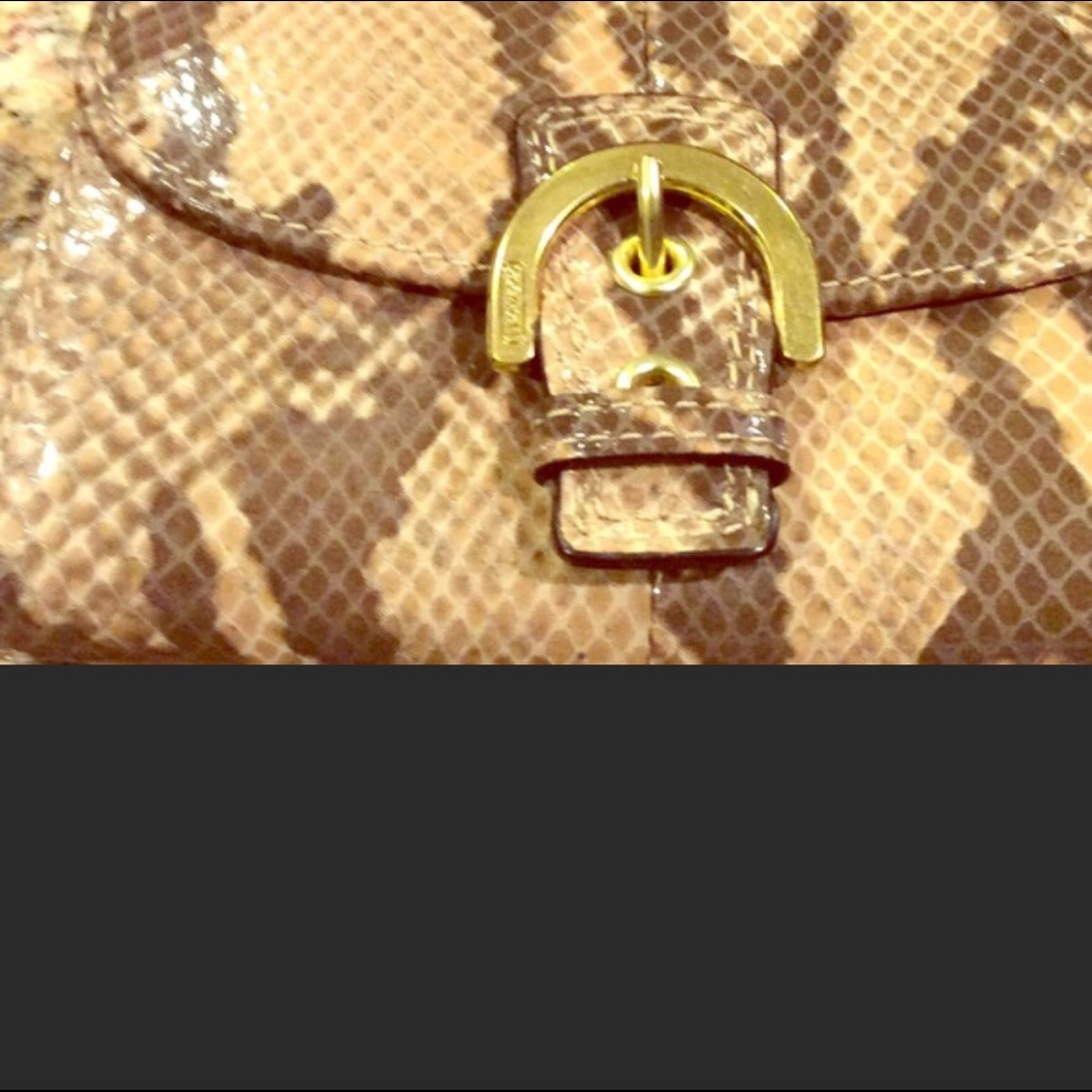 Coach Snakeskin Wallet