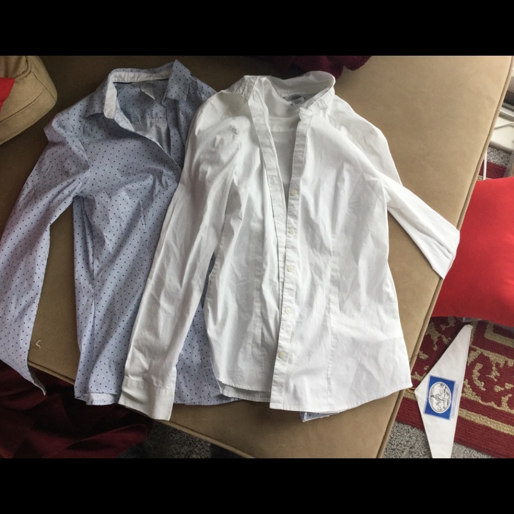 Two button down h&m shirts