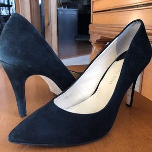 Robynn Suede Pointed-Toe Pumps