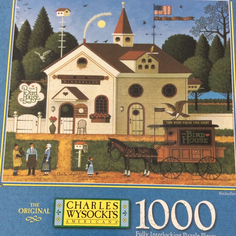 Charles Wysocki Collectible Jigsaw Puzzle
