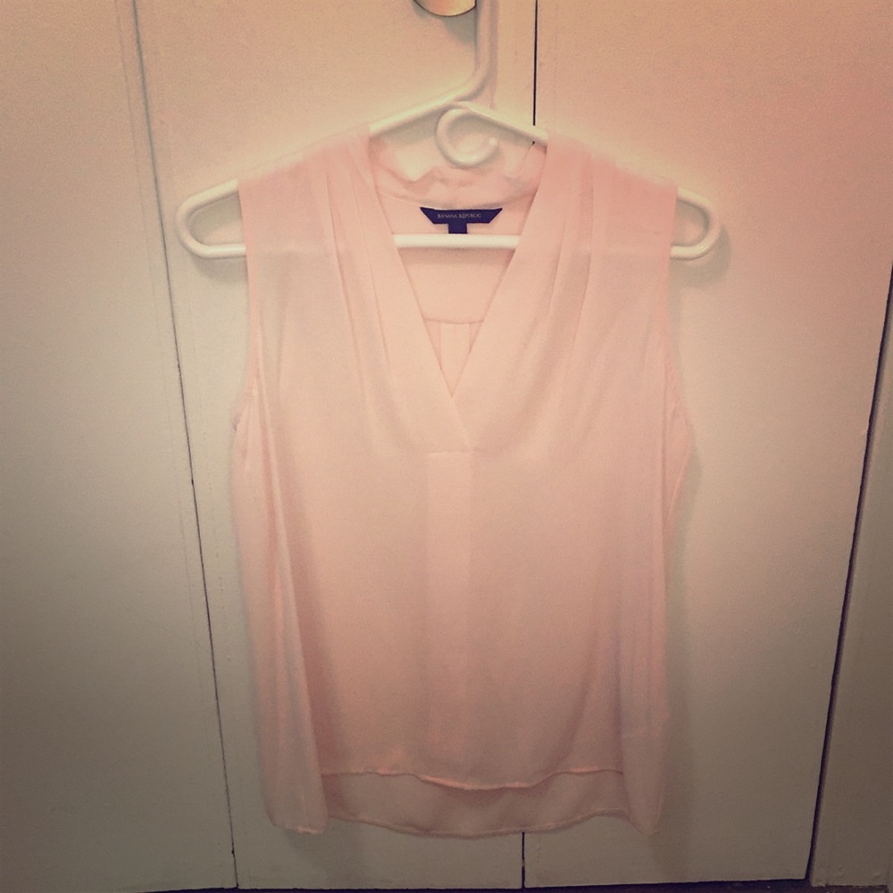 *SOLD* Pink Banana Republic Sleeveless Top