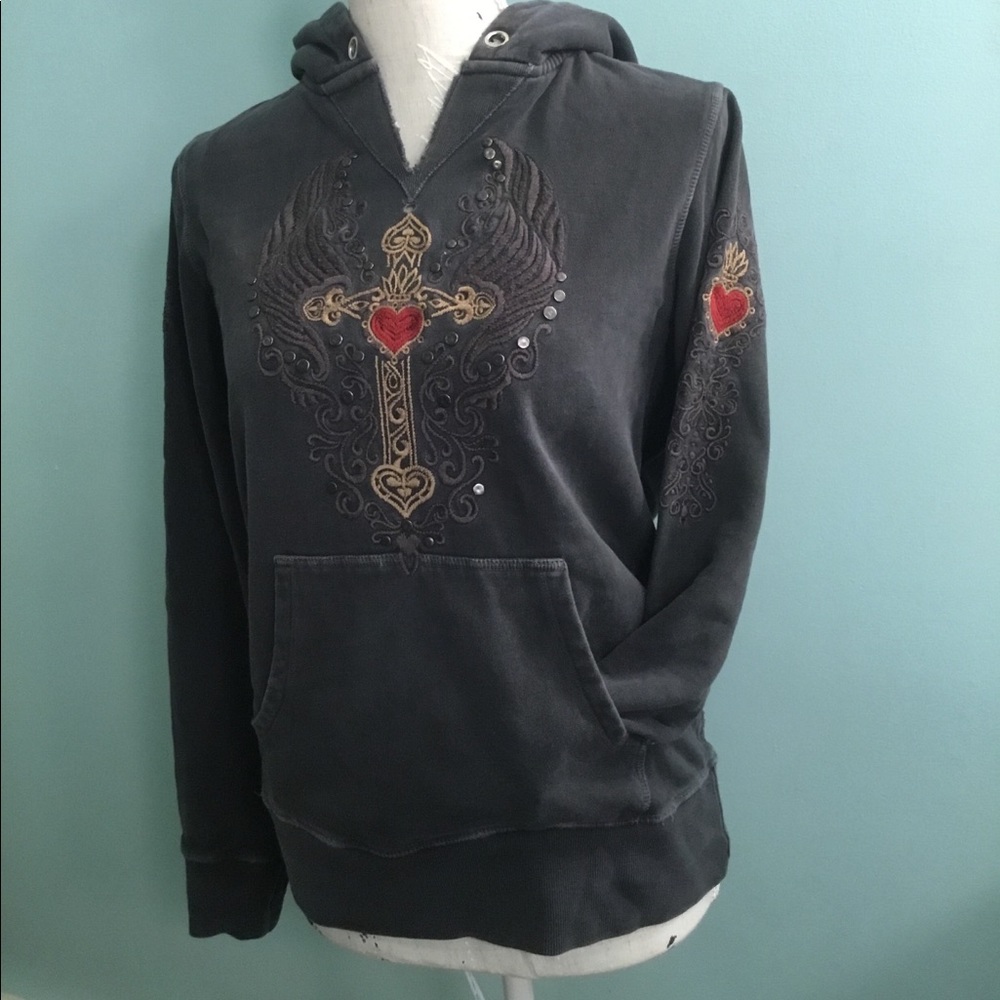 🍀Lucky Brand🍀 Distressed Hoodie