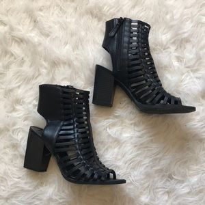 Forever 21 Laser cut bootie heels