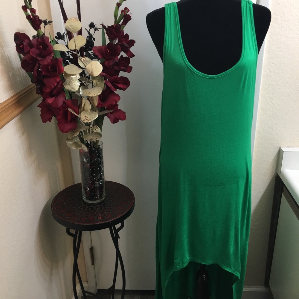 🖤Plus Size Green Hi-Low Dress🖤