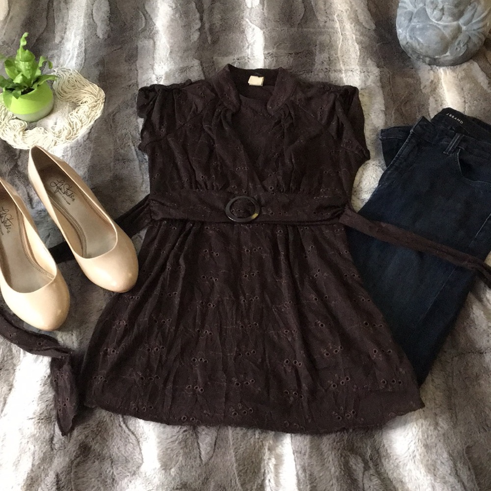 Brown V1 Couture Blouse