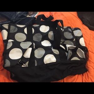 Thirty-One zip top utility tote