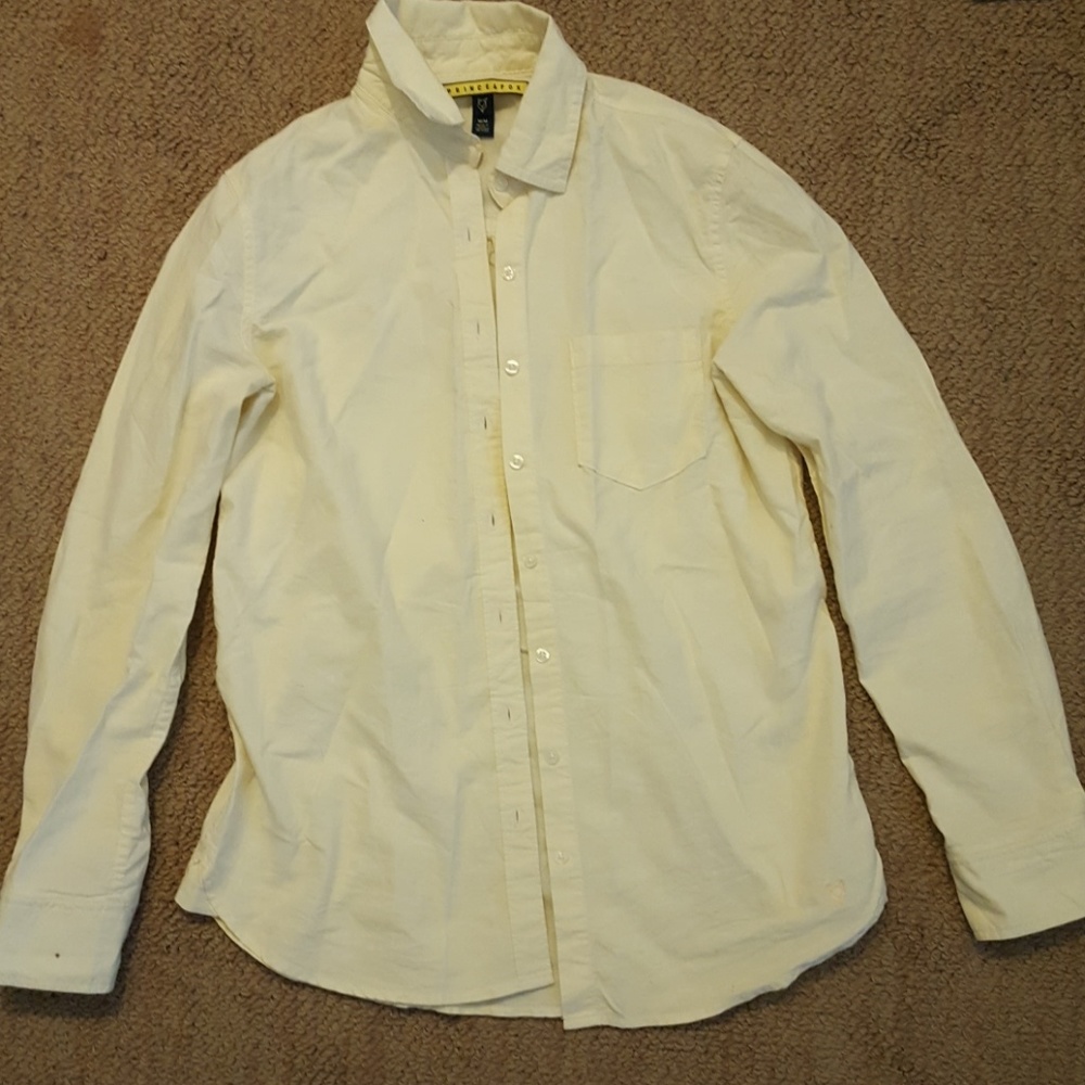 Mellow yellow button up