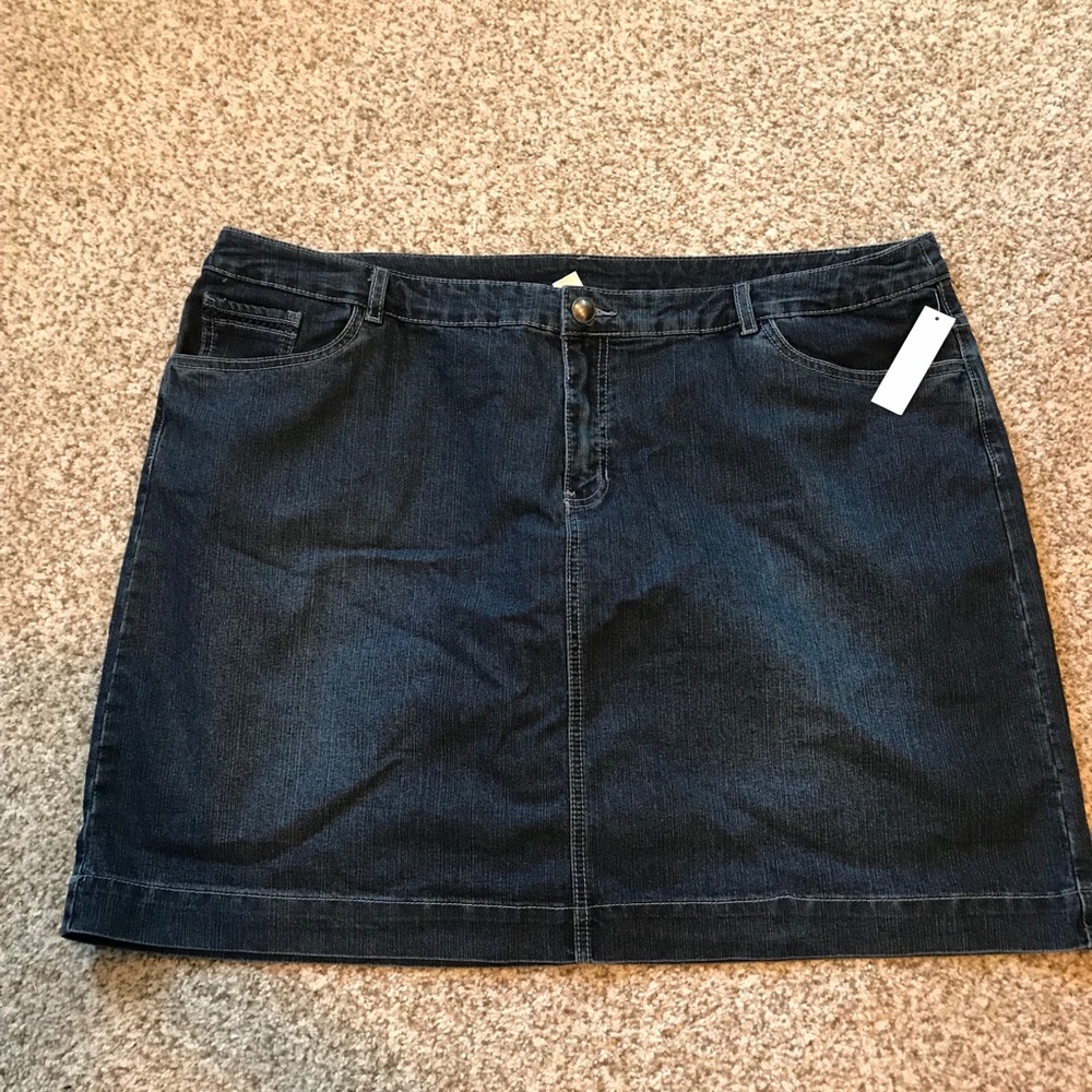Denim Skort