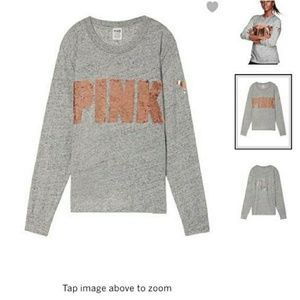 💔SOLD -  Victoria's Secret PINK Bling shirt