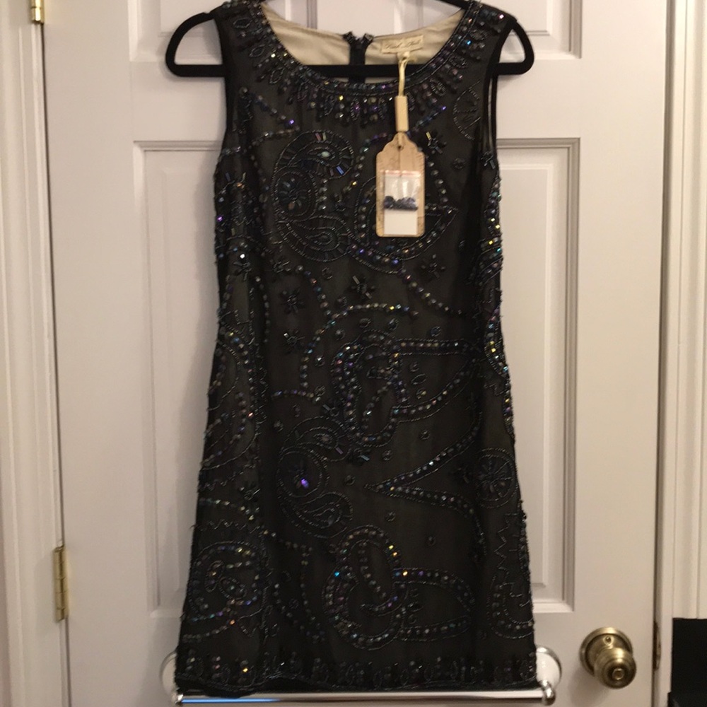 Sequin sleeveless mini dress