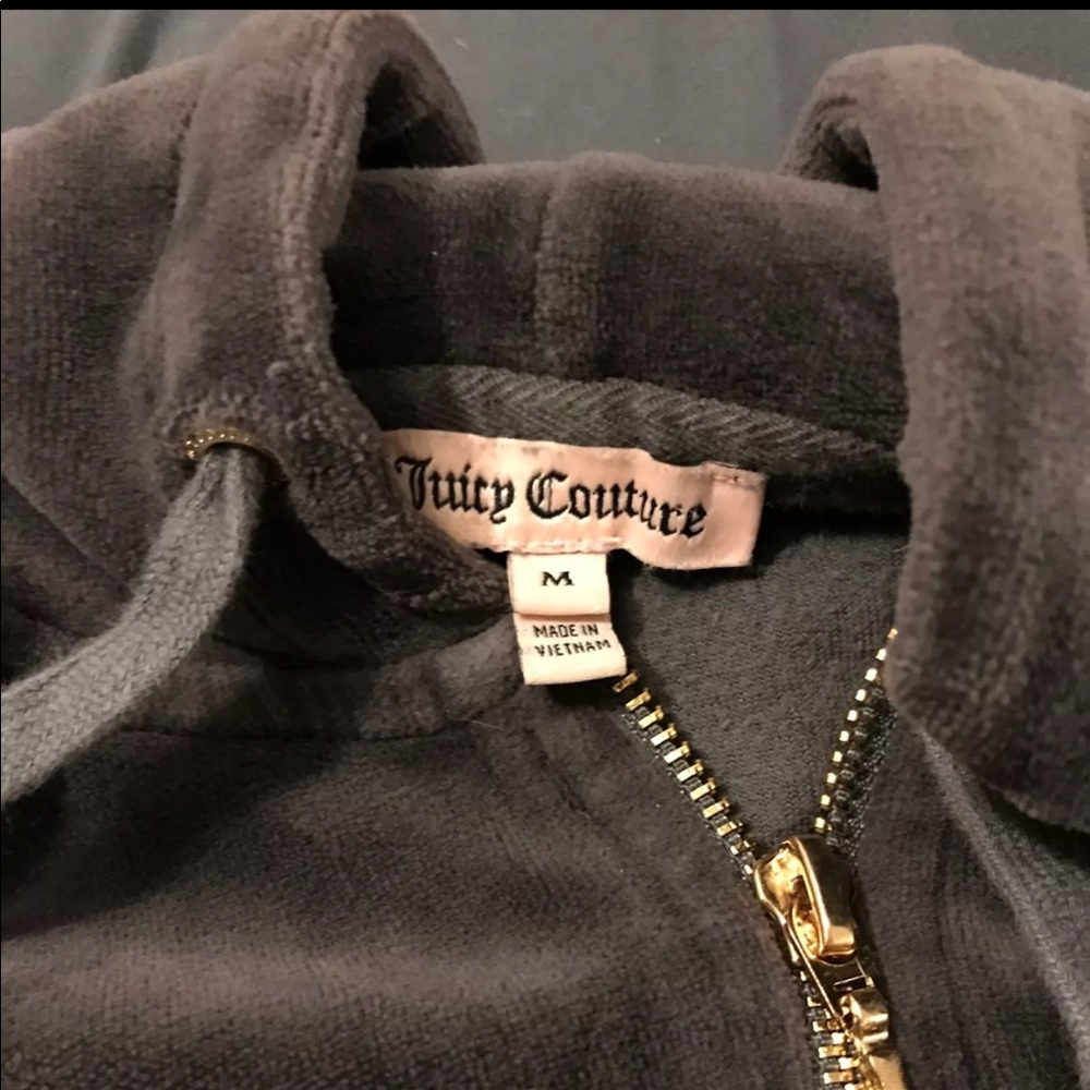 Juicy Couture Grey Zip up