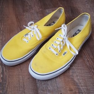 Yellow Vans sneakers sz11