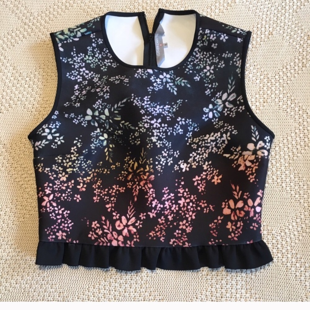 Clover Canyon Neoprene Crop Top