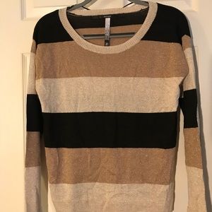 Kensie Glittery Knit Sweater