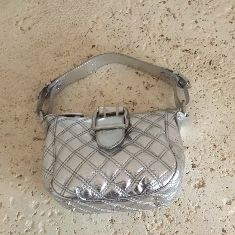 MNG silver mini bag