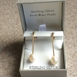 Pearl earrings