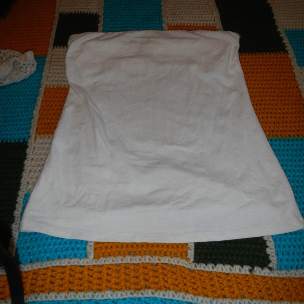 White Express Sexy Basics tube top